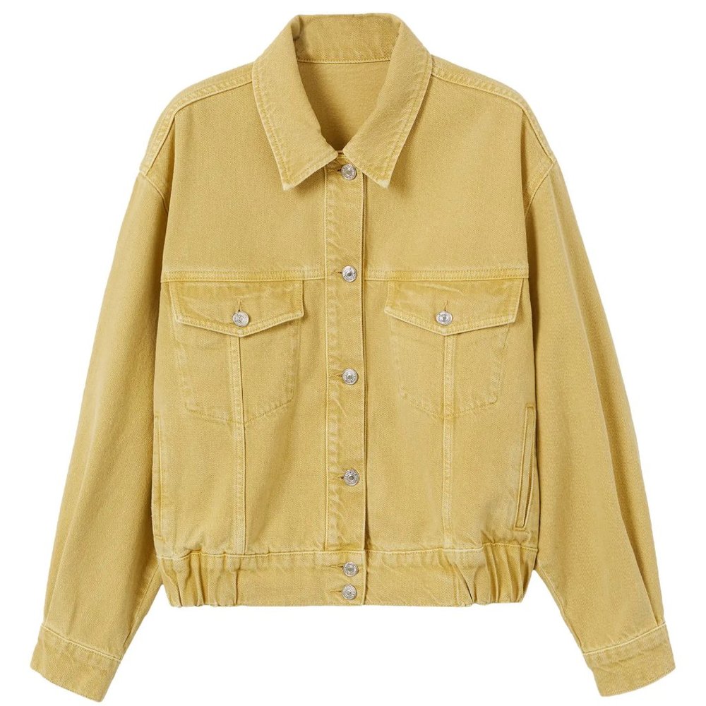 Mango Oversize Denim Jacket - image 8